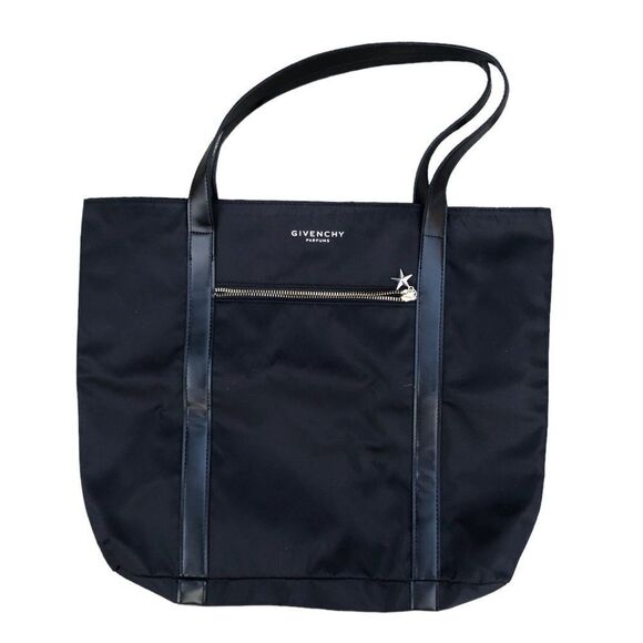 RARE Givenchy Bag Tote Purse 'Givenchy Parfums' Black - Picture 1 of 6